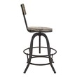 metal breakfast bar stools Modway Furniture Bar and Counter Stools Brown