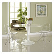 kitchen & dining chair covers Modway Furniture Dining Sets Clear