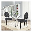 upholstered dining chairs sale Modway Furniture Dining Chairs Dining Room Chairs Black