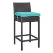 cheap outdoor bar stools Modway Furniture Bar and Dining Espresso Turquoise