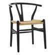 farmhouse fabric dining chairs Modway Furniture Dining Chairs Black