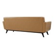 love seat sleeper sofas Modway Furniture Sofas and Armchairs Tan