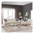 gray sectional couch Modway Furniture Sofas and Armchairs Beige