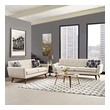 sectional and love seat Modway Furniture Sofas and Armchairs Beige