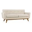 small red sectional Modway Furniture Sofas and Armchairs Beige
