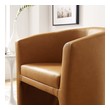 mid century lounge Modway Furniture Sofas and Armchairs Tan