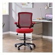 fur computer chair Modway Furniture Office Chairs Office Chairs Red