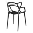 dining table set with bench and chairs Modway Furniture Dining Chairs Dining Room Chairs Black