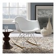 brown and gold accent chair Modway Furniture Lounge Chairs and Chaises White