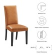 dining chairs dark wood legs Modway Furniture Dining Chairs Tan