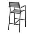 wooden kitchen stools Modway Furniture Bar and Dining Brown Gray