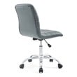 typing chair Modway Furniture Office Chairs Office Chairs Gray