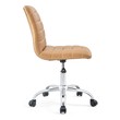 rolling task chair Modway Furniture Office Chairs Tan