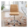rolling task chair Modway Furniture Office Chairs Tan