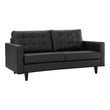 furniture sectional couch Modway Furniture Sofas and Armchairs Black