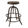 wooden kitchen stools Modway Furniture Dining Chairs Brown