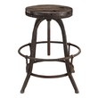 wooden kitchen stools Modway Furniture Dining Chairs Brown