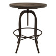 rattan dining room furniture Modway Furniture Bar and Dining Tables Brown