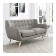 white sectional couch Modway Furniture Sofas and Armchairs Light Gray