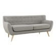 furniture sectional couch Modway Furniture Sofas and Armchairs Light Gray