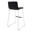 barstool chairs set of 2 Modway Furniture Dining Chairs Black