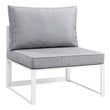 garden furniture corner sofa covers Modway Furniture Sofa Sectionals White Gray