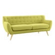 mid century modern convertible sofa Modway Furniture Sofas and Armchairs Sofas and Loveseat Wheat