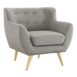 sofa in home Modway Furniture Sofas and Armchairs Light Gray