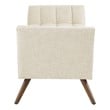 grey storage ottoman stool Modway Furniture Benches and Stools Beige