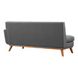 sectional sofa with sofa bed Modway Furniture Sofas and Armchairs Gray