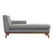 large sofa with chaise Modway Furniture Sofas and Armchairs Expectation Gray