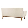 fabric and leather sectional Modway Furniture Sofas and Armchairs Beige