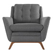 reading lounge chair for bedroom Modway Furniture Sofas and Armchairs Gray