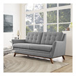 best sectional sofa for small space Modway Furniture Sofas and Armchairs Expectation Gray