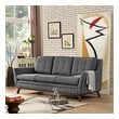discount sectional sofas near me Modway Furniture Sofas and Armchairs Gray