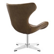 accent chairs for leather sofa Modway Furniture Lounge Chairs and Chaises Brown
