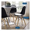 kitchen & dining room chairs Modway Furniture Dining Chairs Black