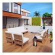 l shaped outdoor sectional couch covers Modway Furniture Sofa Sectionals Natural White