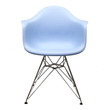 white dining chair with gold legs Modway Furniture Dining Chairs Blue