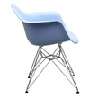 white dining chair with gold legs Modway Furniture Dining Chairs Blue