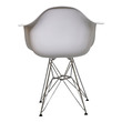 modern upholstered dining chairs with arms Modway Furniture Dining Chairs White