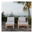 covered outdoor chaise Modway Furniture Sofa Sectionals Natural Gray