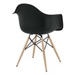 olive chair Modway Furniture Dining Chairs Black