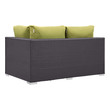 love couch sectional Modway Furniture Sofa Sectionals Espresso Peridot