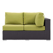 love couch sectional Modway Furniture Sofa Sectionals Espresso Peridot