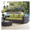 4 piece outdoor patio furniture set Modway Furniture Sofa Sectionals Espresso Peridot