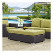 shoe bench cushion pad Modway Furniture Sofa Sectionals Ottomans and Benches Espresso Peridot