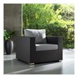 chairs for living room nearby Modway Furniture Sofa Sectionals Canvas Gray