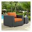 swivel arm chair living room Modway Furniture Sofa Sectionals Chairs Canvas Tuscan