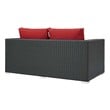 modern couches for sale Modway Furniture Sofa Sectionals Canvas Red